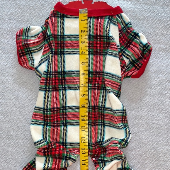 NEW Dog Plaid Onsie Outfit - Picture 2 of 4